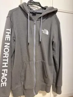 ノースフェイス　ジップアップパーカー 上着　グレー M メンズ