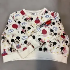 【裏起毛】ディズニー　ミッキー ミニートレーナー100㎝