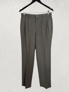 美品 Christian Dior スラックス グレージュ ストライプ