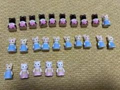ネコ4種 計25体★シルバニアファミリー フィギュアコレクション