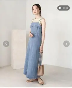 新品　BAb デニムキャミワンピース　バブ