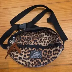 GREGORY レオパード柄 ボディバッグ