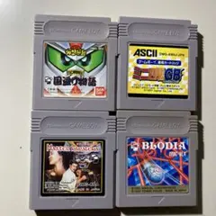 ゲームボーイソフト GAMEBOY／4本SET