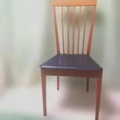 ACTUS北欧ブラウンたぶんウォールナット スラットバック チェア中古美品