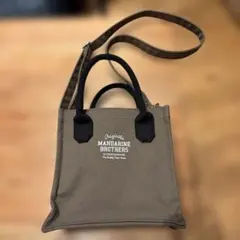 MANDARINE BROTHERS キャンバスバッグ カーキ