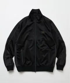 PU1593 トラックジャケット L ブラック グレー ニードルス ニードルズ