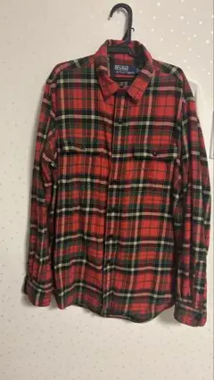 チェックシャツ　ネルシャツ　polo