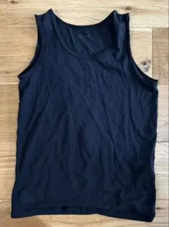 UNIQLO AIRism タンクトップ キッズ 120 ブラック