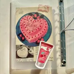 三つ折り A6 6穴 バインダー貯金 韓国 推し活 トレカ収納 家計管理