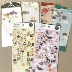 猫シール　6点セット
