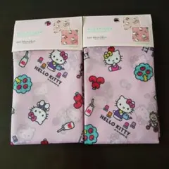 HELLO KITTY キティちゃん ポリエステルはぎれ 2枚セット