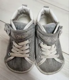 ミキハウス　スニーカー　グレー