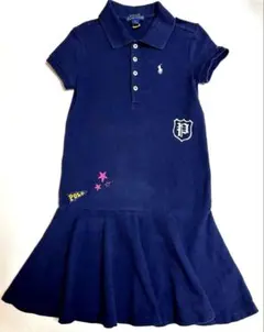 Polo Ralph Lauren ネイビー ワンピース 半袖　120