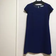 ナチュラルビューティベーシック　ネイビーワンピース