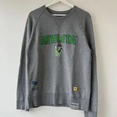 【美品】LAUNDRY×ATHLETAコラボ リバーシブルトレーナーＭ グレー