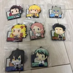 鬼滅の刃 一番くじ　ちょこのっこ　ぷくっとラバーマスコット　8個セット