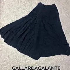 GALLARDAGALANTE キュプラロングスカート 黒 フレアロングスカート