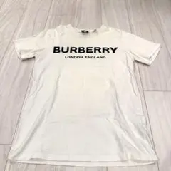 Burberry ホワイトロゴTシャツ　レディースキッズ　１４Y