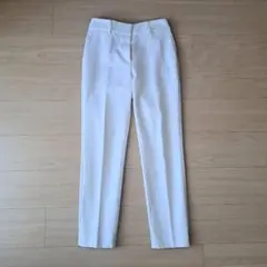 【美品】PLST プラステ スティックパンツ コットンブレンド ホワイト M