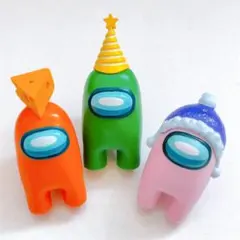 Among Us アモングアス フィギュアキーチェーン 3種セット