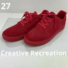 Creative Recreation スニーカー 27cm レッドスエード
