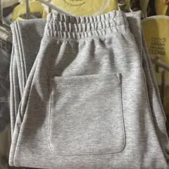 UNIQLO:C ユニクロシー スウェットワイドパンツ S グレー