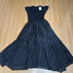 ❤️新品❤️GRLロングワンピース　　黒ロングワンピース　ノースリーブワンピース