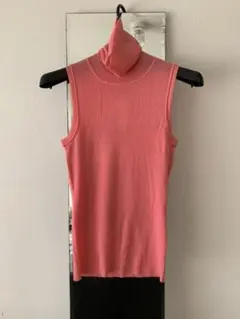 ポールカ　ノースリーブニット　ピンク　小さいのサムネイル