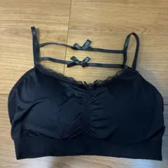 ブラック レース装飾 ブラトップ