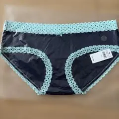 【新品未使用】aerie ショーツ ネイビー×水色レース
