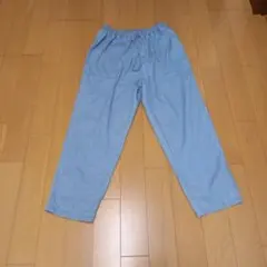 スフトデニムリラックスパンツ ゴムウエストのサムネイル