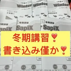 美品】SAPIX 6年 算数 冬期講習 全6回 冬期実戦演習付 未使用 - メルカリ
