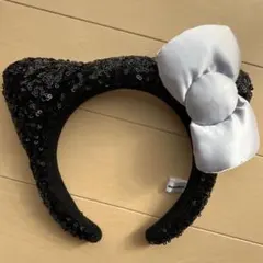 キティーちゃん　カチューシャ　黒