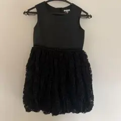 【極美品】TOCCA ノースリーブワンピース 120サイズ ブラック