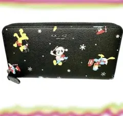 COACH / コーチ ミッキーマウス グーフィー ドナルドコンパクト二つ折財布 COACH / コーチ ミッキーマウス グーフィー ドナルドコンパクト二つ折