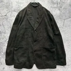 コムデギャルソンオムプリュス17AW カットソー コムデギャルソンオムプリュス 17AWポリ縮 ジッパー切り替えシャツ S