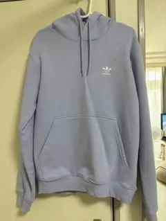 adidas 薄紫 フード付きパーカー