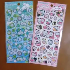 キャンディグリッターステッカー シマエナガ もちもちぱんだ セットカミオジャパン