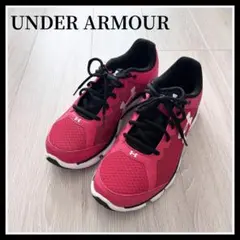 UNDER ARMOUR スニーカー 26.5cm 赤 ランニングシューズ 軽量