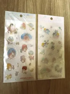 リトルツインスターズ キキララ　キラぷくシール