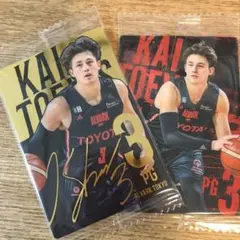 B.league ウエハース　テーブス海　サイン金色箔押し　ノーマル　2枚セット