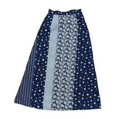 FREAK'S STORE パッチワーク風 レトロ柄 花柄 スカートのサムネイル