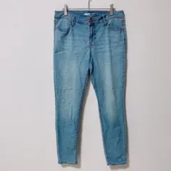 オールドネイビー ジーンズ スキニー 無地 10 ブルー 綿 OLD NAVYのサムネイル