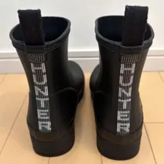 【希少】HUNTER ドットプリントレインブーツ ブラック UK3
