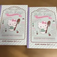 Hello Kittyハローキティ all DOTノート5冊組×2セットのサムネイル