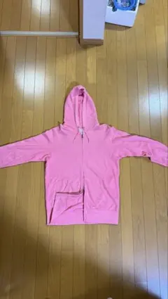 00s Old UNIQLO Zip Up Hoodie Pink y2k