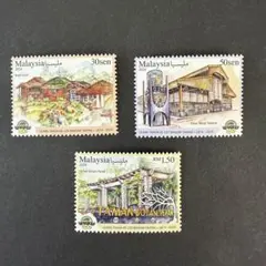 外国切手 中華民国（台湾） 鉄道 台湾の鉄橋 未4種完 2017年 ヒンジ