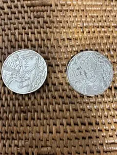 ジョジョの奇妙な冒険 ジャンプフェスタ メダル 2枚 空条承太郎 スタープラチナ