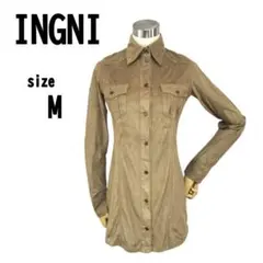 【M】INGNI イング レディース シャツ ミニワンピース スタイリッシュのサムネイル