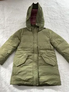 オリーブグリーン中綿コート